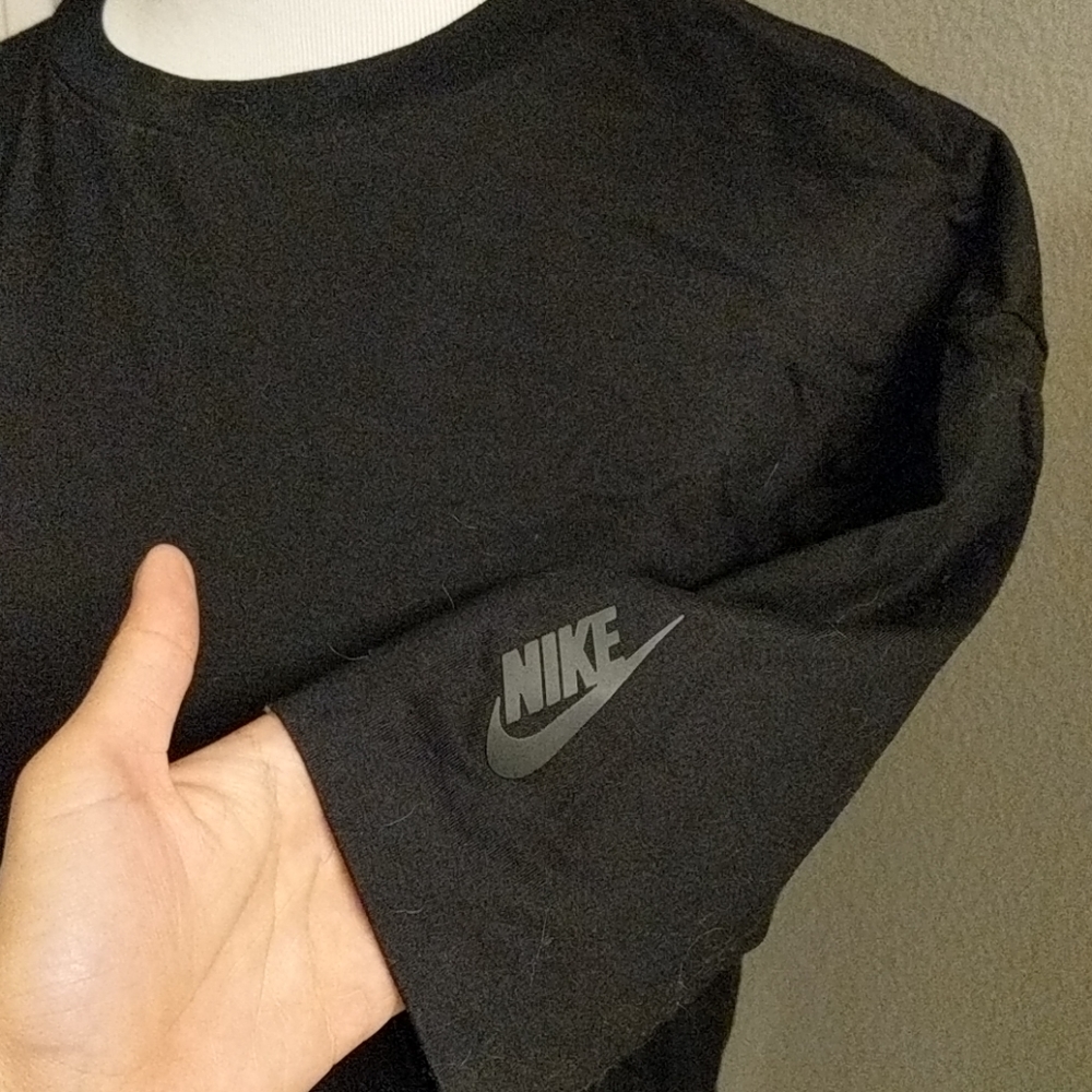 Nike Lab Elbow Length Black Tee